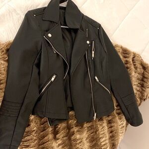 Boutique Faux Leather Jacket